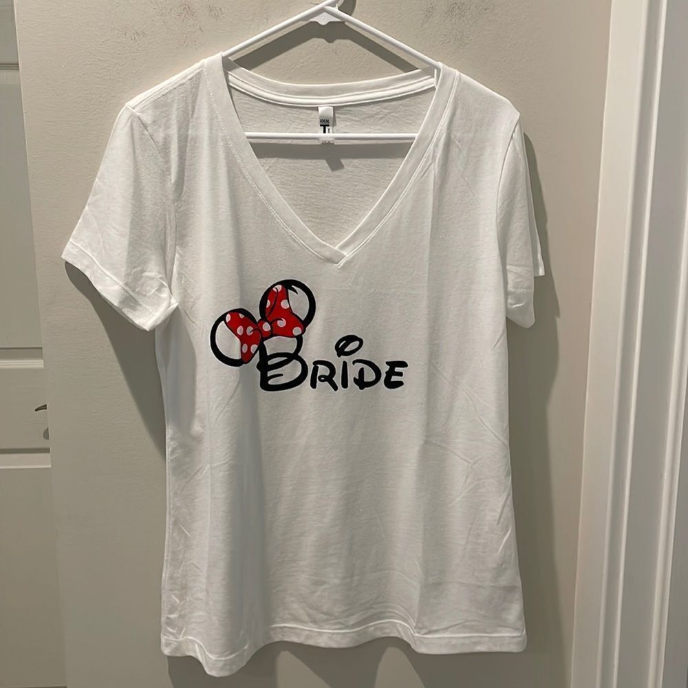 Ideal by Next Level T-shirt Minnie Mouse Bride size XL